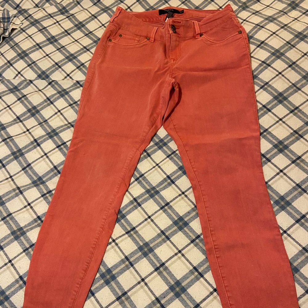 Torrid coral skinny jeans
